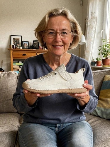 Customer footwear review photo
