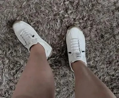 Customer footwear review photo