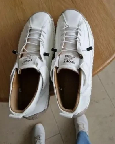 Customer footwear review photo